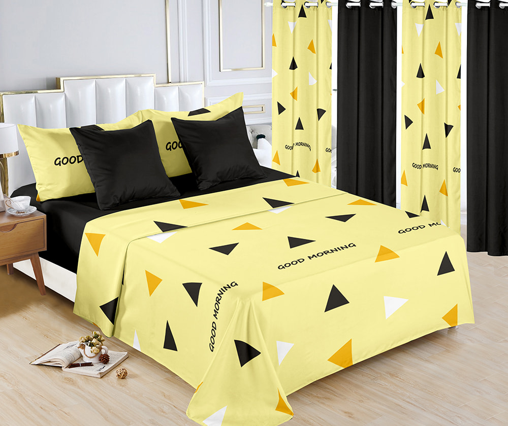 Двусторонний комплект простыней на резинке из 10 предметов